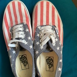 Limited Edition woman’s vans. Worn twice!